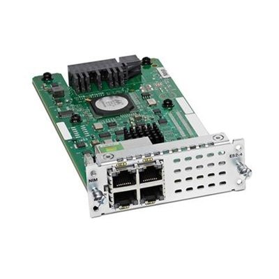 Модуль Cisco 4000 Series Integrated Services Router 4-Port Gigabit Ethernet Switch Module layer 2 NIM-ES2-4 NIM-ES2-4 фото